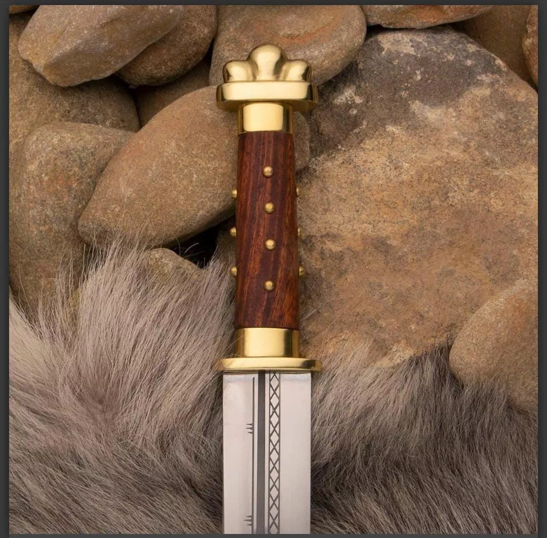 Anglo-Saxon Carbon Steel Seax Knife-Tales of Valhalla