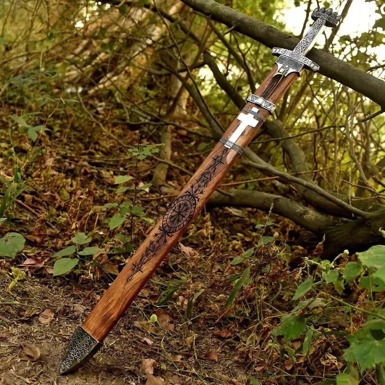 Valhalla Fire Damascus Sword-Tales of Valhalla