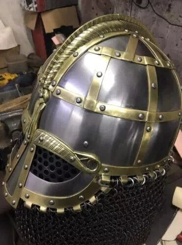 Vendel Chainmail Helmet-Tales of Valhalla