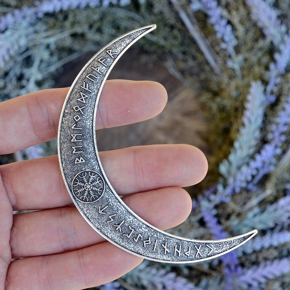 Shieldmaiden Crescent Moon Hair Stick-Tales of Valhalla