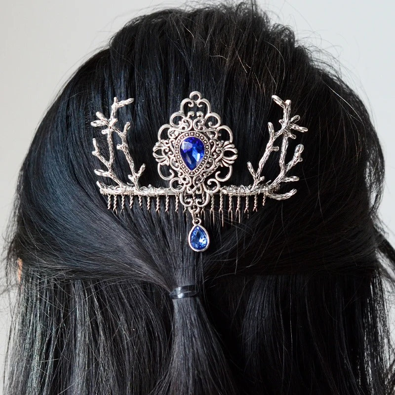 Celtic Elves Crystal Hair Comb-Tales of Valhalla