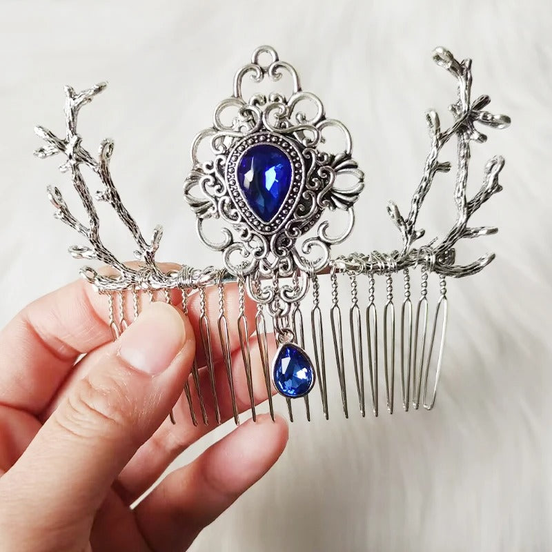 Celtic Elves Crystal Hair Comb-Tales of Valhalla