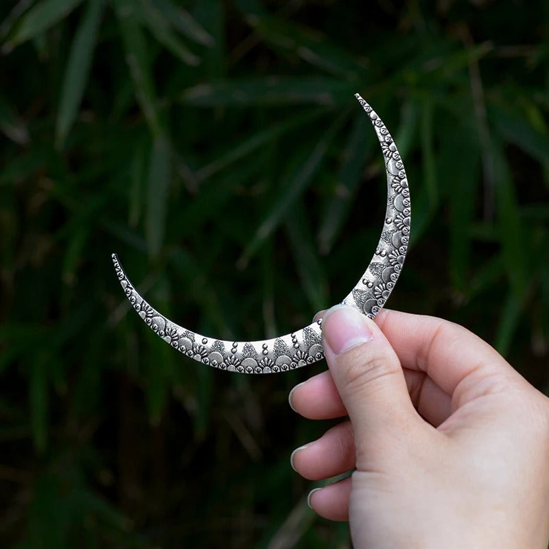 Shieldmaiden Crescent Moon Hair Stick-Tales of Valhalla