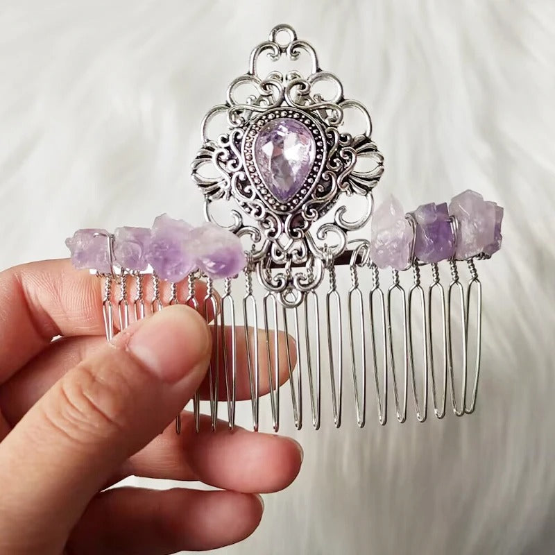 Celtic Elves Crystal Hair Comb-Tales of Valhalla