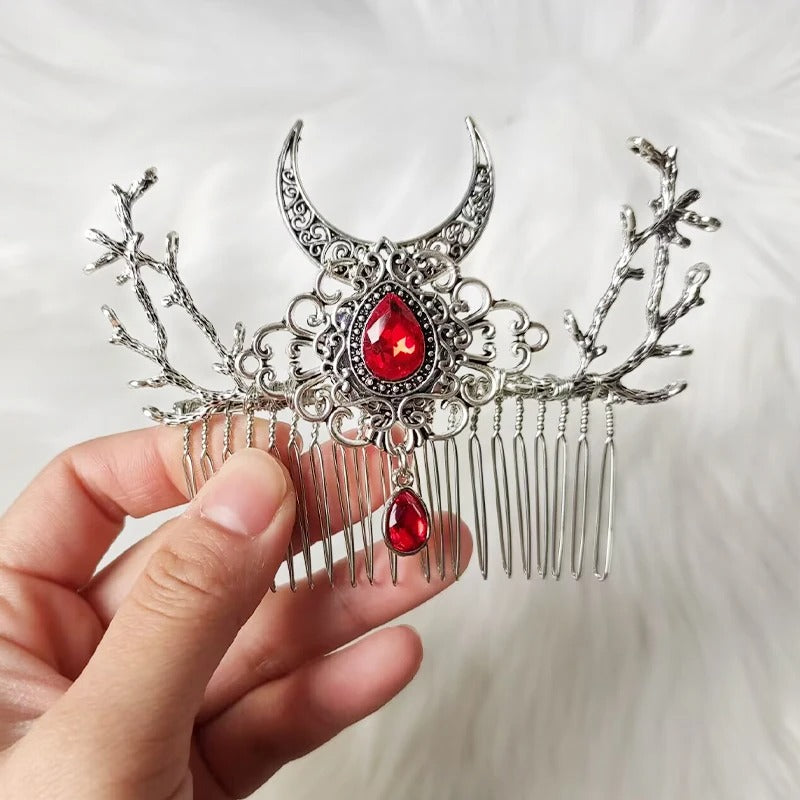 Celtic Elves Crystal Hair Comb-Tales of Valhalla