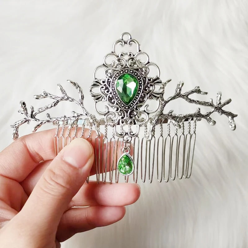 Celtic Elves Crystal Hair Comb-Tales of Valhalla