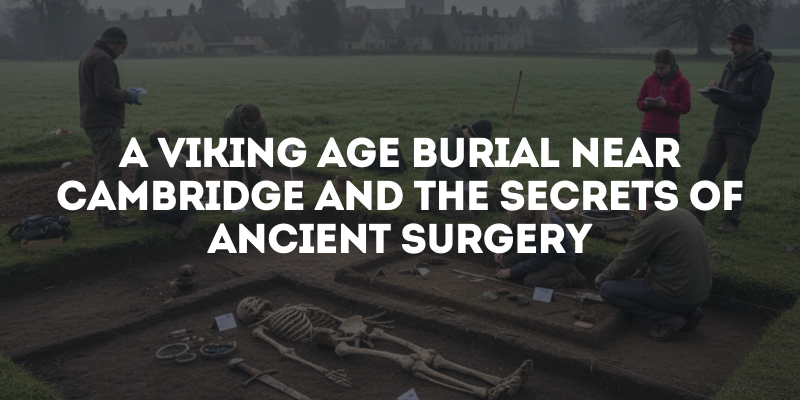 A Viking Age Burial Near Cambridge and the Secrets of Ancient Surgery