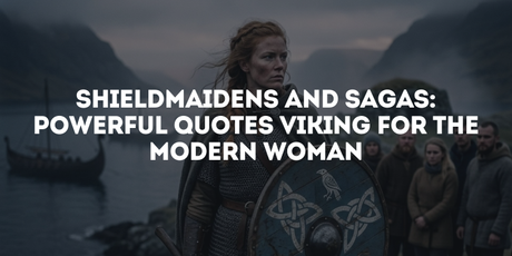 Shieldmaidens and Sagas: Powerful Quotes Viking for the Modern Woman