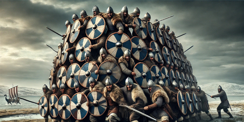 The Shield Wall Viking Battle Strategy and Tactics
