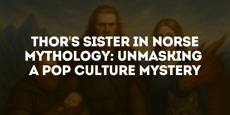 Thor's Sister in Norse Mythology: Unmasking a Pop Culture Mystery