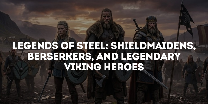 Legends of Steel: Shieldmaidens, Berserkers, and Legendary Viking Heroes