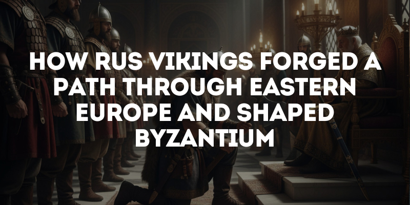 How Rus Vikings Forged a Path Through Eastern Europe and Shaped Byzantium