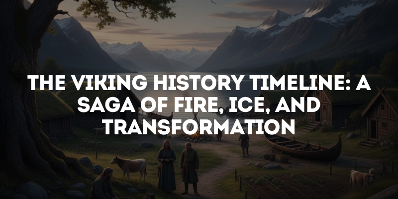 The Viking History Timeline: A Saga of Fire, Ice, and Transformation ...