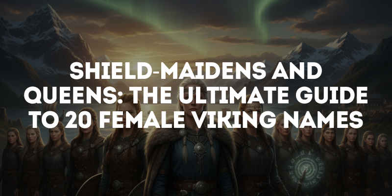 Shield-Maidens and Queens: The Ultimate Guide to 20 Female Viking Names