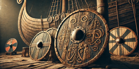 The Viking Shields from the ship burial at Gokstad