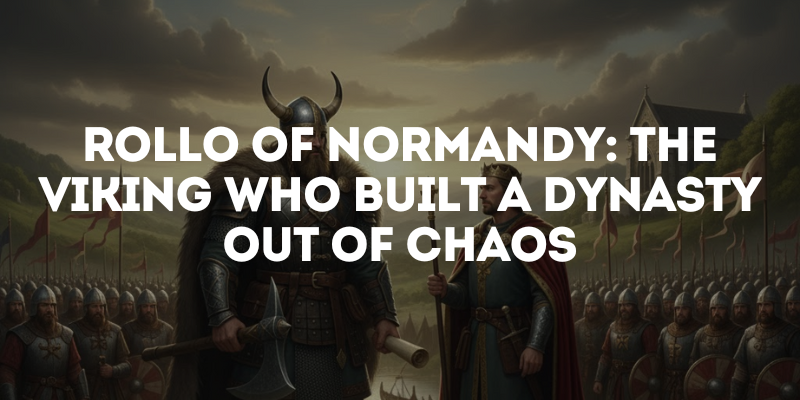 Rollo of Normandy: The Viking Who Built a Dynasty Out of Chaos