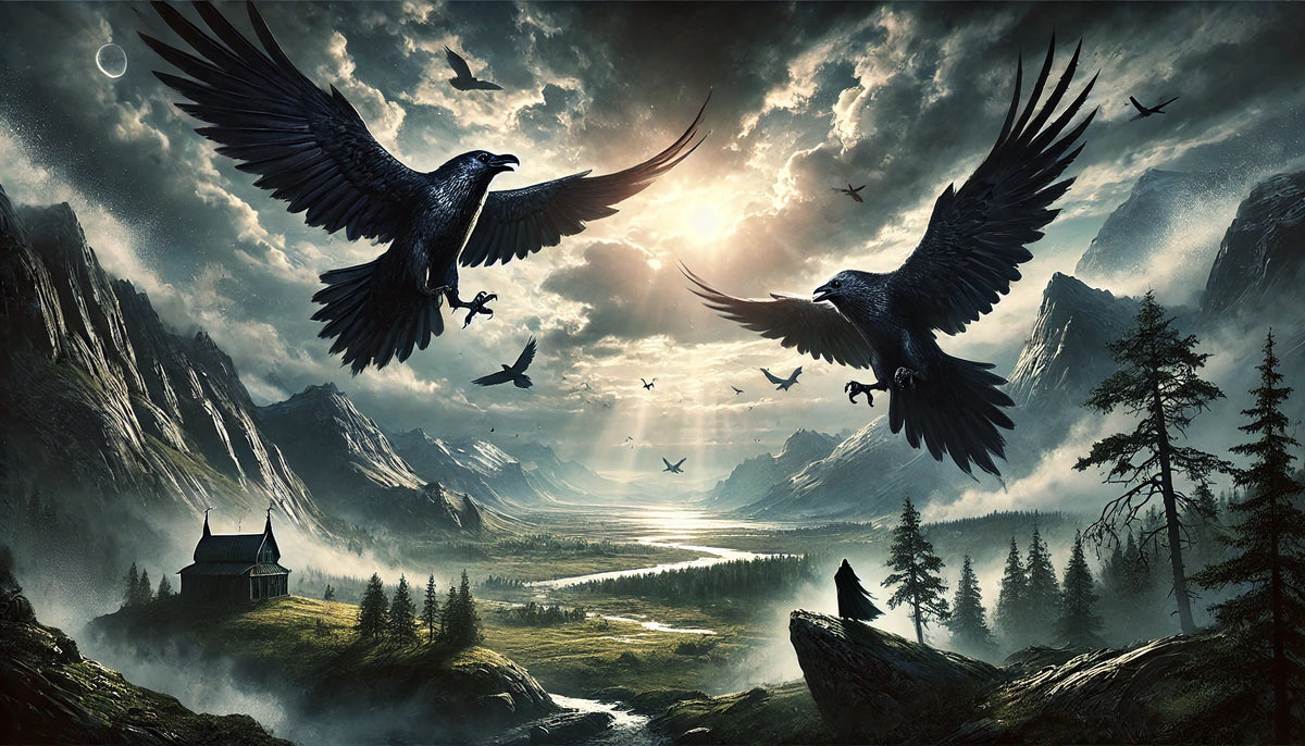 Odins Ravens: Huginn and Muninn in Norse Mythology – Tales of Valhalla