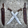 2pcs Custom Machete Replica Sword