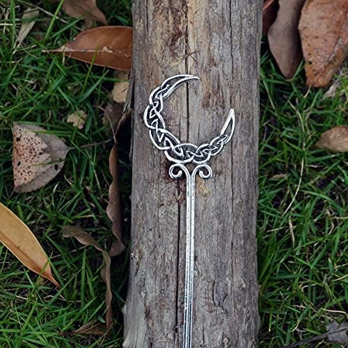 Celtic Crescent Moon Hair Stick