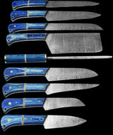 Aegir Damascus Kitchen Knives