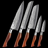 Amaranthus Damascus 5pcs Chef Knife Set