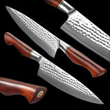 Amaranthus Damascus 5pcs Chef Knife Set