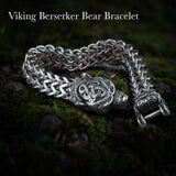 Berserker Bear Bracelet with Wooden Viking Box