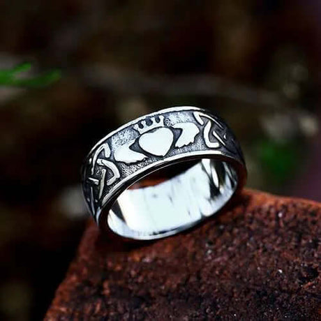 Celtic Knot Couple Love Rings