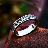 Celtic Knot Couple Love Rings