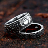 Celtic Knot Couple Love Rings