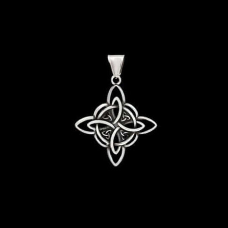 Celtic Knot Hollowed Pendant Necklace