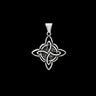 Celtic Knot Hollowed Pendant Necklace