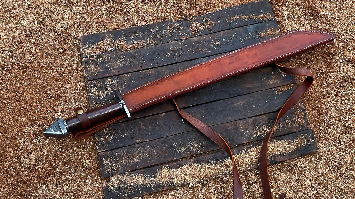 Celtic Long Seax Replica Sword