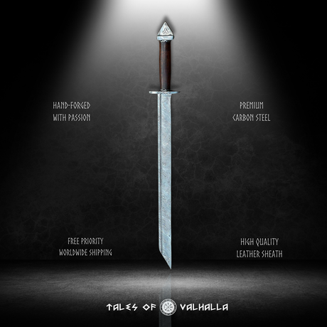 Celtic Long Seax Sword-Tales of Valhalla