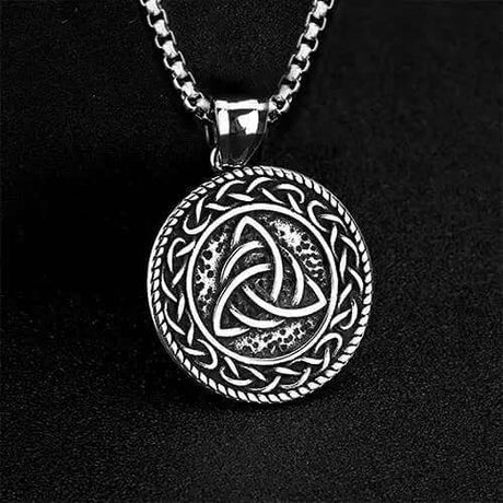 Celtic Trinity Love Knot Pendant Necklace