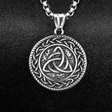 Celtic Trinity Love Knot Pendant Necklace-Tales of Valhalla