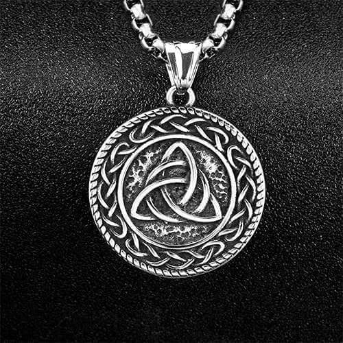 Celtic Trinity Love Knot Pendant Necklace