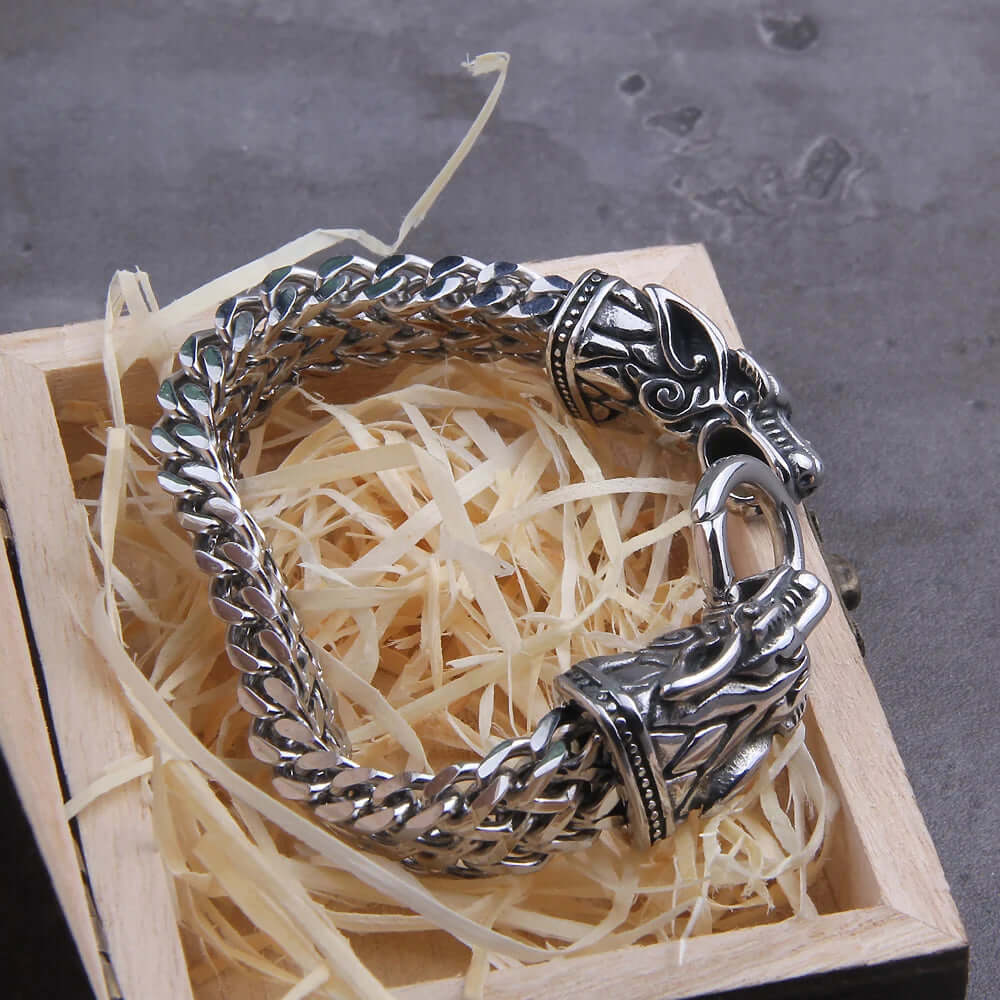 Dragons Bite Viking Bracelet