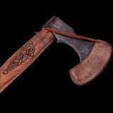 Engraved Ouroboros Axe