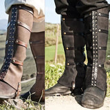 Faux Leather Gaiter Boots Cover