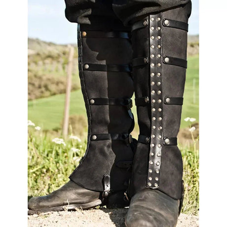 Faux Leather Gaiter Boots Cover-Tales of Valhalla