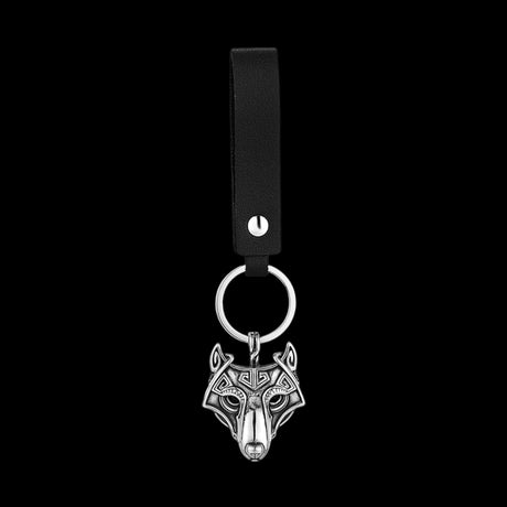 Fenrir Head Keychain