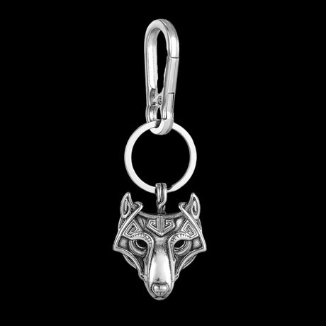 Fenrir Head Keychain-Tales of Valhalla