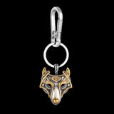 Fenrir Head Keychain