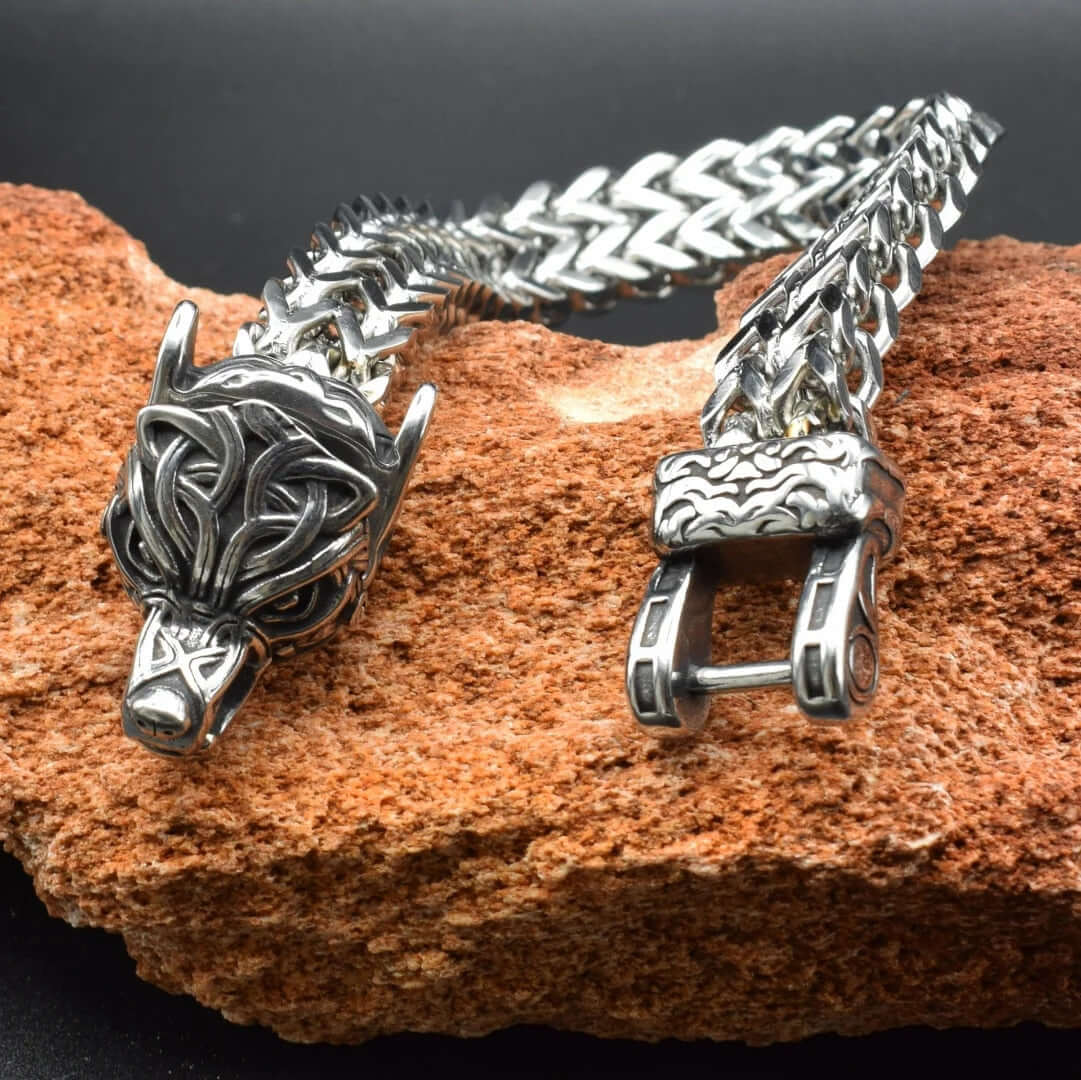 Fenrir Sun-Eater Wolf of Ragnarok Bracelet