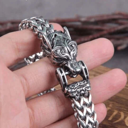 Fenrir Sun-Eater Wolf of Ragnarok Bracelet