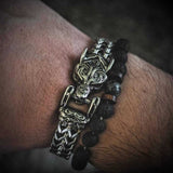 Fenrir Sun-Eater Wolf of Ragnarok Bracelet