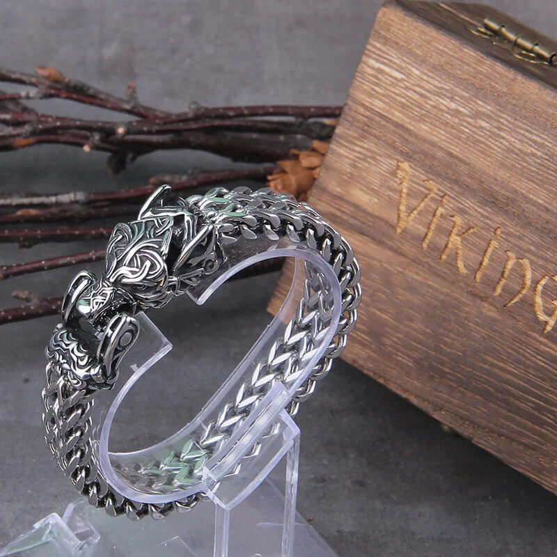 Fenrir Sun-Eater Wolf of Ragnarok Bracelet