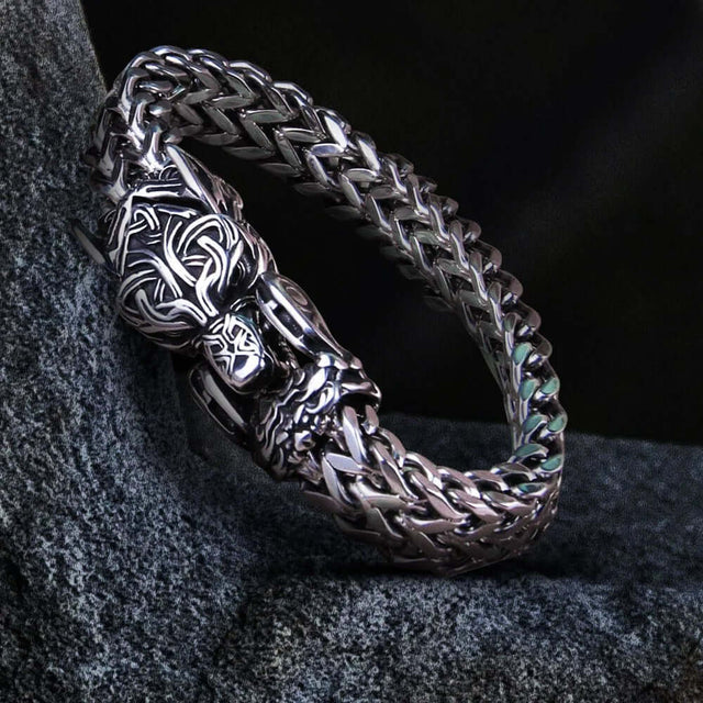 Fenrir Sun-Eater Wolf of Ragnarok Bracelet