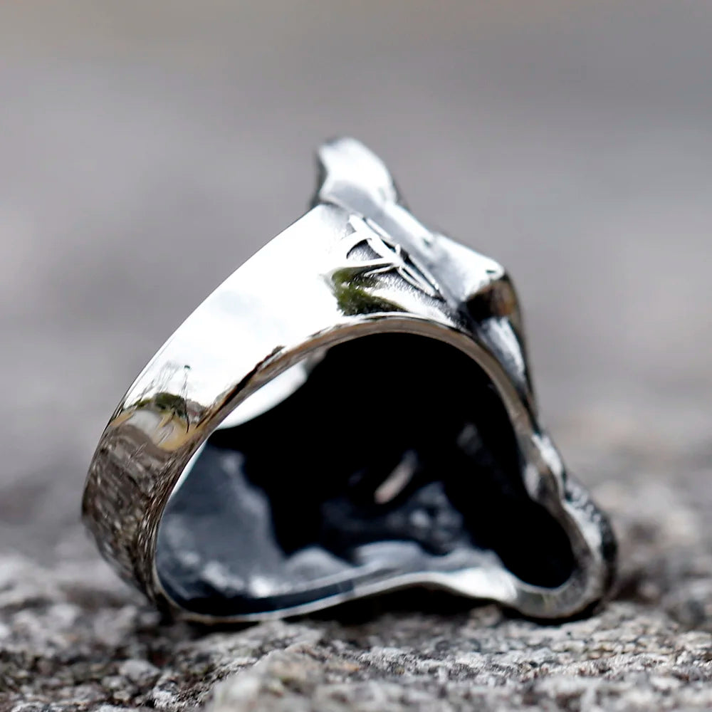 Fenrir Wolf Head Ring